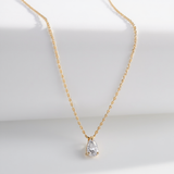 Iriss Necklace Pear - Gold
