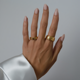 Aubrey Thick Band – Gold