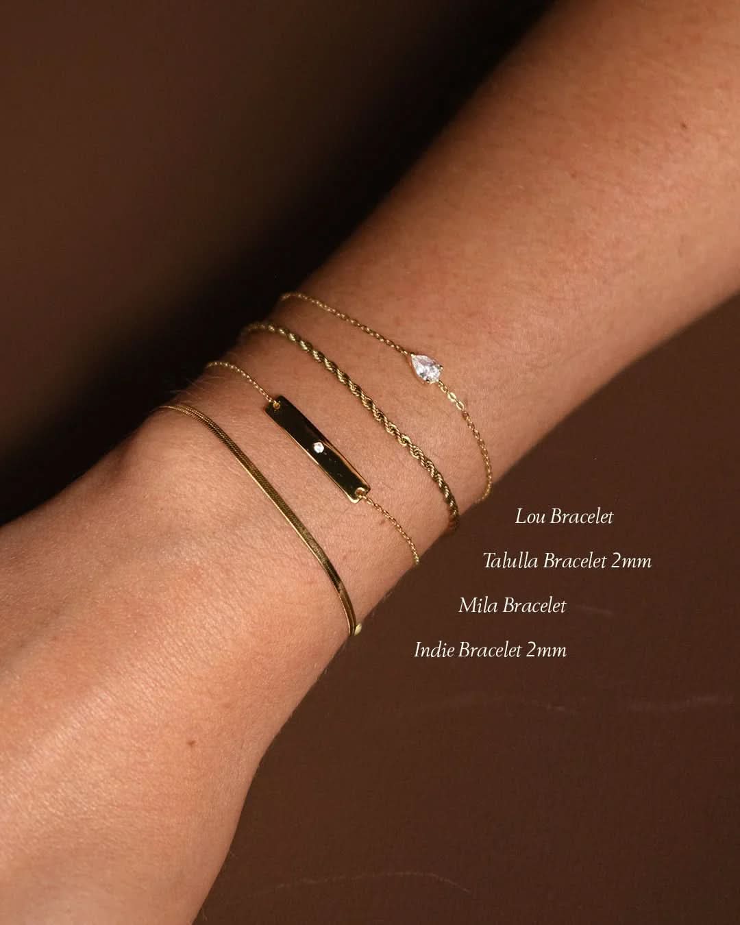 Elina Bracelet 2mm